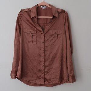 Express Slim Fit Military Portofino Shirt